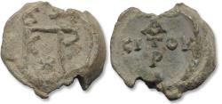 Ancient Coins - Byzantine lead seal - to be identified- circa 5-6 th century A.D.