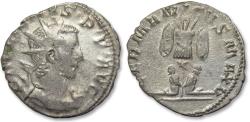 Ancient Coins - AR silver antoninianus Gallienus, Colonia Agrippinensis (Cologne) mint 257-258 A.D. - GERMANICVS MAX V -