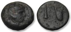 Ancient Coins - AE 10mm IONIA, Erythrai mint circa 400-300 B.C. - struck under unknown magistrate (not readable) -