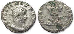 Ancient Coins - AR silver antoninianus Gallienus, Colonia Agrippinensis (Cologne) mint 257-258 A.D. - GERMANICVS MAX V -