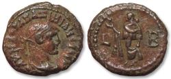 Ancient Coins - 19mm BI tetradrachm Maximan / Maximianus, Alexandria mint dated RY 2 = 286-287 A.D.  - var. without star in field -