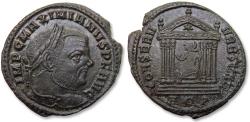 Ancient Coins - AE follis Maximianus, Aquileia mint, second reign circa 308 A.D. - mintmark AQP -