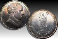 World Coins - 1810 A.D. SILVER medal Napoleon I Bonaparte: the Community of Master Bakers of Paris