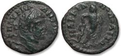 Ancient Coins - AE 17 (assarion) Caracalla, Moesia, Marcianopolis 198-217 A.D. - Asklepios reverse