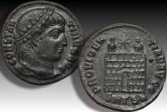 Ancient Coins - AE follis A.D. Constantine I The Great, Thessalonica mint circa 326-328 - mintmark SMTSЄ (?) with • in field