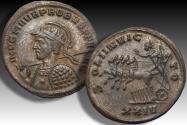 Ancient Coins - Silvered antoninianus Probus, Siscia mint circa 280 A.D. - SOLI INVICTO - scarce