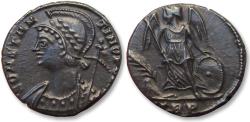 Ancient Coins - Constantine I AE follis, Treveri (Trier) mint 330-331 A.D. - mintmark TRP + palm frond -