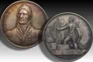 World Coins - GREAT BRITAIN - TIME OF NAPOLEON 41mm SILVER medal 1812 A.D. (1820 A.D.) Mudie medal #19 - Napoleonic Wars - Capture of Badajoz Peninsular War by Picton