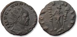 Ancient Coins - AE antoninianus Claudius II Gothicus, Mediolanum (Milan) mint 268-270 A.D. - scarcer type, high quality -