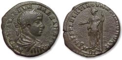 Ancient Coins - AE 25mm provincial coin (tetrassarion) Severus Alexander, Moesia, Marcianopolis circa 225-229 A.D. - Umbrius Terebentinus, magistrate -