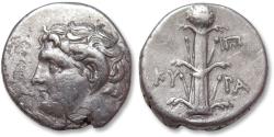 Ancient Coins - AR didrachm KYRENAICA / Cyrenaica - Kyrene / Cyrene, time of Magas circa 294-275 B.C.