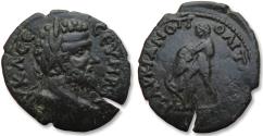 Ancient Coins - Æ 24mm (diassarion?) Septimius Severus, Moesia, Marcianopolis 193-211 A.D. - Hercules fighting the Nemean lion -