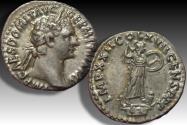 Ancient Coins - AR denarius Domitian / Domitianus, Rome 95-96 A.D. - IMP XXII COS XVII CENS P P P -