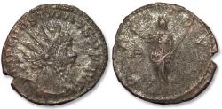 Ancient Coins - BI silvered antoninianus Postumus, Treveri or Cologne mint 268 A.D. - PAX AVG, P in left field -