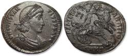 Ancient Coins - AE 25mm maiorina / centenionalis Constantius II as Augustus, Cyzikus mint circa 348-351 A.D. - SMKS -