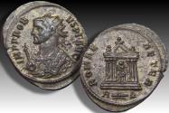 Ancient Coins - AE/BI silvered antoninianus Probus, Rome mint 4th officina circa 281 - ROMAE AETER, R (thunderbolt) Δ -