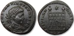 Ancient Coins - Constantine II Caesar AE follis, Lugdunum (Lyon) mint 324-325 A.D. - mintmark PLG or SLG? -