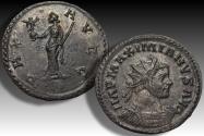Ancient Coins - Silvered antoninianus Maximian / Maximianus I, Lugdunum (Lyon) mint, first reign circa 290-291 A.D.