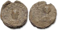 Ancient Coins - Byzantine lead seal - to be identified -