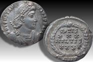 Ancient Coins - AR siliqua Constantius II, Antioch mint 347-355 A.D.