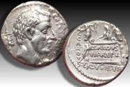 Ancient Coins - AR denarius C. Coelius Caldus, Rome 51 B.C. - scarcer cointype -