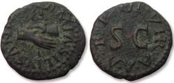 Ancient Coins - AE quadrans Octavian as Augustus, Rome mint 9 B.C. - moneyers Lamia, P. Silius and C. Annius -