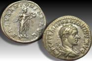 Ancient Coins - AR denarius Elagabalus, Rome mint 218-222 A.D. - SALVS ANTONINI AVG -