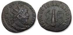 Ancient Coins - Antoninianus Postumus, Cologne 268 A.D. - extremely rare HERCVLI ROMANO AVG reverse type