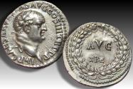 Ancient Coins - AR denarius Vespasian / Vespasianus, Ephesus mint 71 A.D. - rare & superb coin -