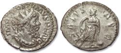 Ancient Coins - BI silvered antoninianus Postumus, Treveri or Cologne mint 266 A.D. - SALVS AVG -