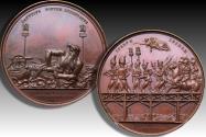 World Coins - 1809 A.D. Napoleon I Bonaparte: Commemorating Battle of Essling and Crossing of the Danube