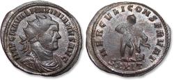 Ancient Coins - AE/BI silvered antoninianus Maximian / Maximianus, Ticinum 285-288 A.D. - mintmark SXXIT -