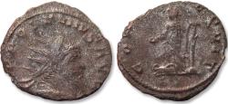 Ancient Coins - Silvered antoninianus Aureolus, Mediolanum (Milan) 267-268 A.D. - very rare variety with CONCORD AEQVIT instead of EQVIT -