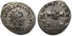 Ancient Coins - AR silver antoninianus Gallienus Rome mint 253-254 A.D. - CONCORDIA AVGG - clasped hands reverse