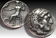 Ancient Coins - AR tetradrachm Seleukid Kings. Seleukos I Nikator, Ekbatana mint circa 311-295 B.C. - in name of Alexander III -