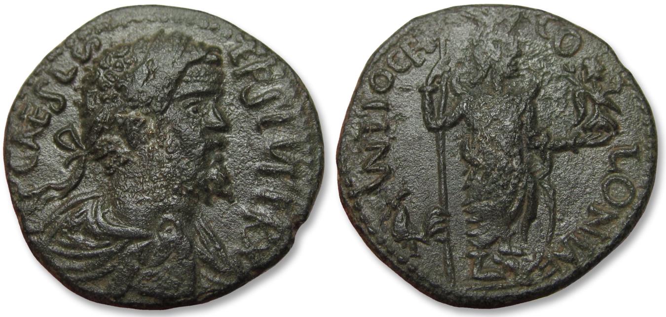 AE 22mm Septimius Severus, Pisidia, Antioch 193-211 A.D. - ANTIOCH
