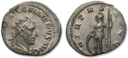 Ancient Coins - AR silver antoninianus Gallienus, Rome mint circa 253-254 A.D. - VIRTVS AVGG - scarce type