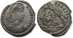 Ancient Coins - AE 24mm maiorina / centenionalis Constantius II as Augustus, Cyzikus mint circa 348-351 A.D. - SMKB -