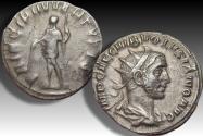 Ancient Coins - AR antoninianus Volusian / Volusianus, Rome mint circa 251 A.D. - PRINCIPI IVVENTVTIS -