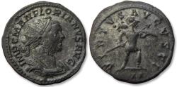 Ancient Coins - AE silvered antoninianus Florian / Florianus, Lugdunum (Lyon) mint 276 A.D.