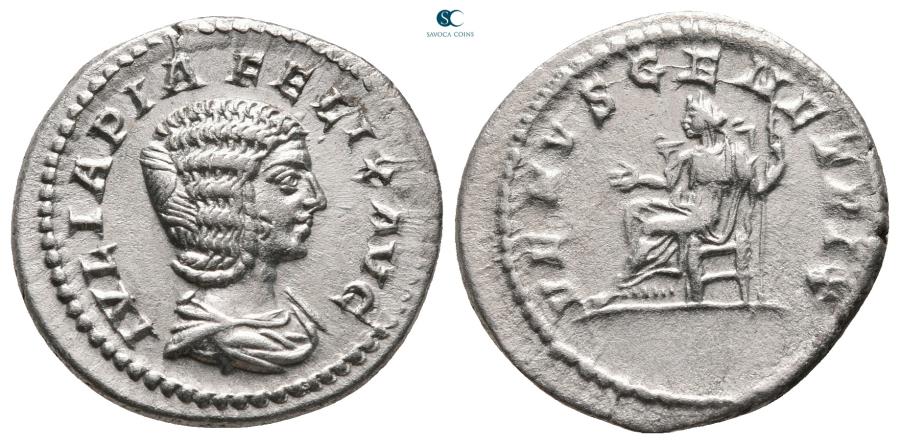 Ancient Coins - Julia Domna. Augusta, AD 193-217. AR Denarius