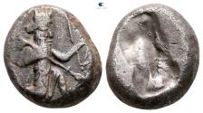 Ancient Coins - Achaemenid Empire. Time of Darios I to Xerxes II, circa 485-420 BC. Siglos Sardes