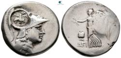 Ancient Coins - PAMPHYLIA. Side. Circa 205-100 BC. AR Tetradrachm