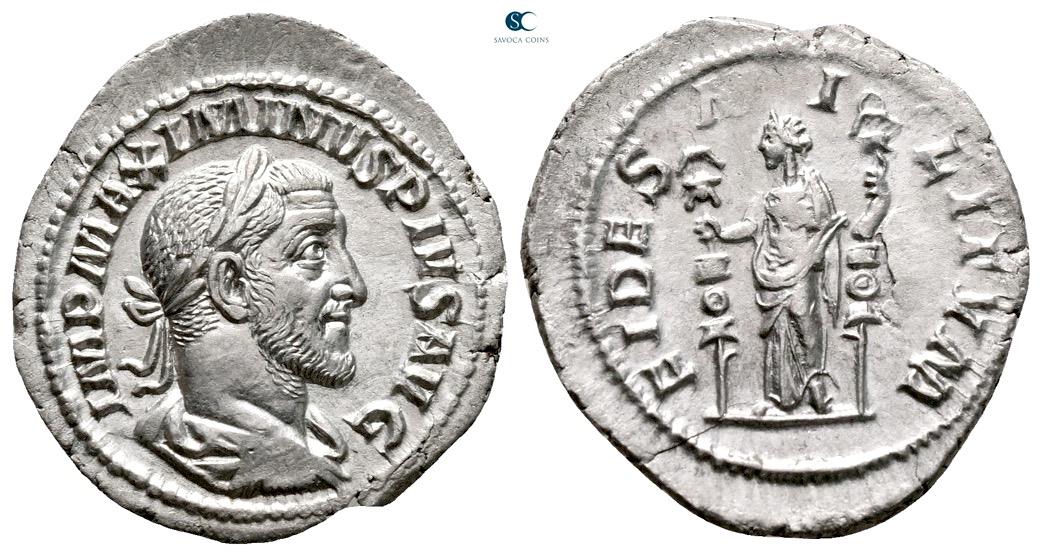 Ancient Coins - Maximinus I, 235-238. Denarius