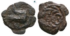 Ancient Coins - Judaea. Jerusalem. Herodians. Herod II Archelaos 4 BC-AD 6.  Half Prutah Æ
