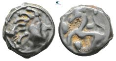 Ancient Coins - Gaul. Northwest. Senones 100-50 BC.  Potin AE