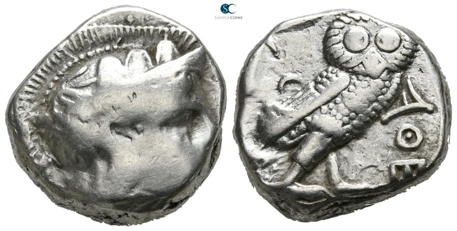 Attica Athens Circa 353 294 Bc Struck Circa 353 350 Bc Tetradrachm Ar Bingen Pi Ii Style