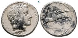 Ancient Coins - Anonymous. Denarius. 86 BC. Rome. AR