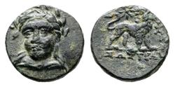 Ancient Coins - Ionia. Miletos circa 260-220 BC. Sostratos (ΣΩΣTPATOΣ), magistrate Bronze Æ