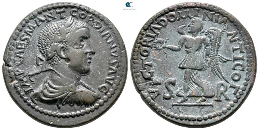 Ancient Coins - Pisidia. Antiochia. Gordian III, 238-244. 'Sestertius'